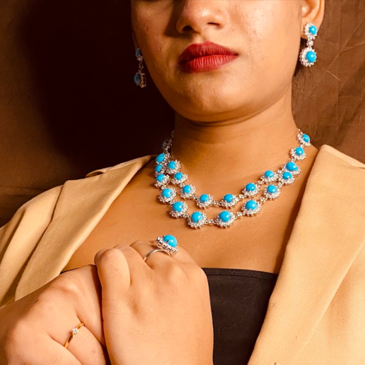 Firoza Necklace Set