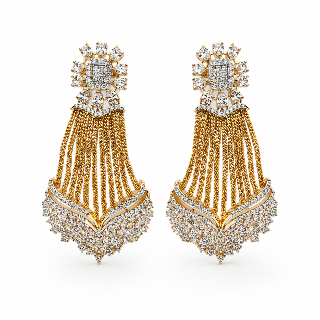 Gold Plated Party Earrings