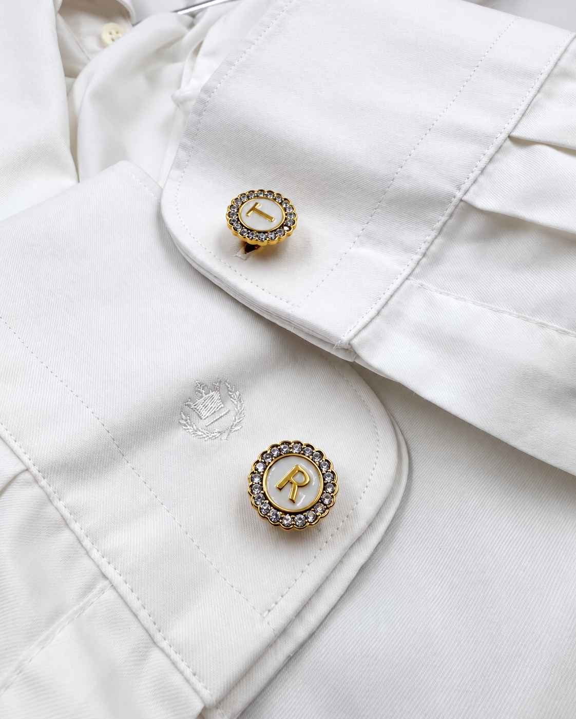 Personalised Initial Halo Cufflinks