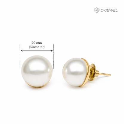 Classic Pearl Stud Earrings