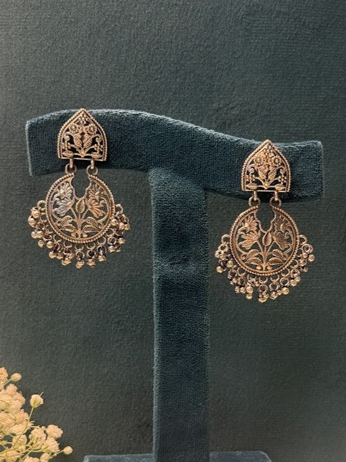 Chitai Chandbali Oxidised Choker Necklace Set