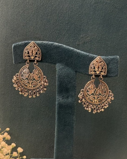 Chitai Chandbali Oxidised Choker Necklace Set