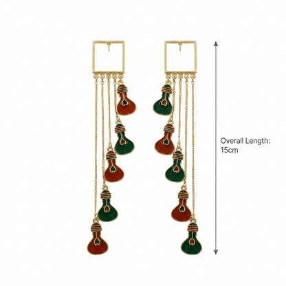 Funky Multicolour Potli Dangler Earrings