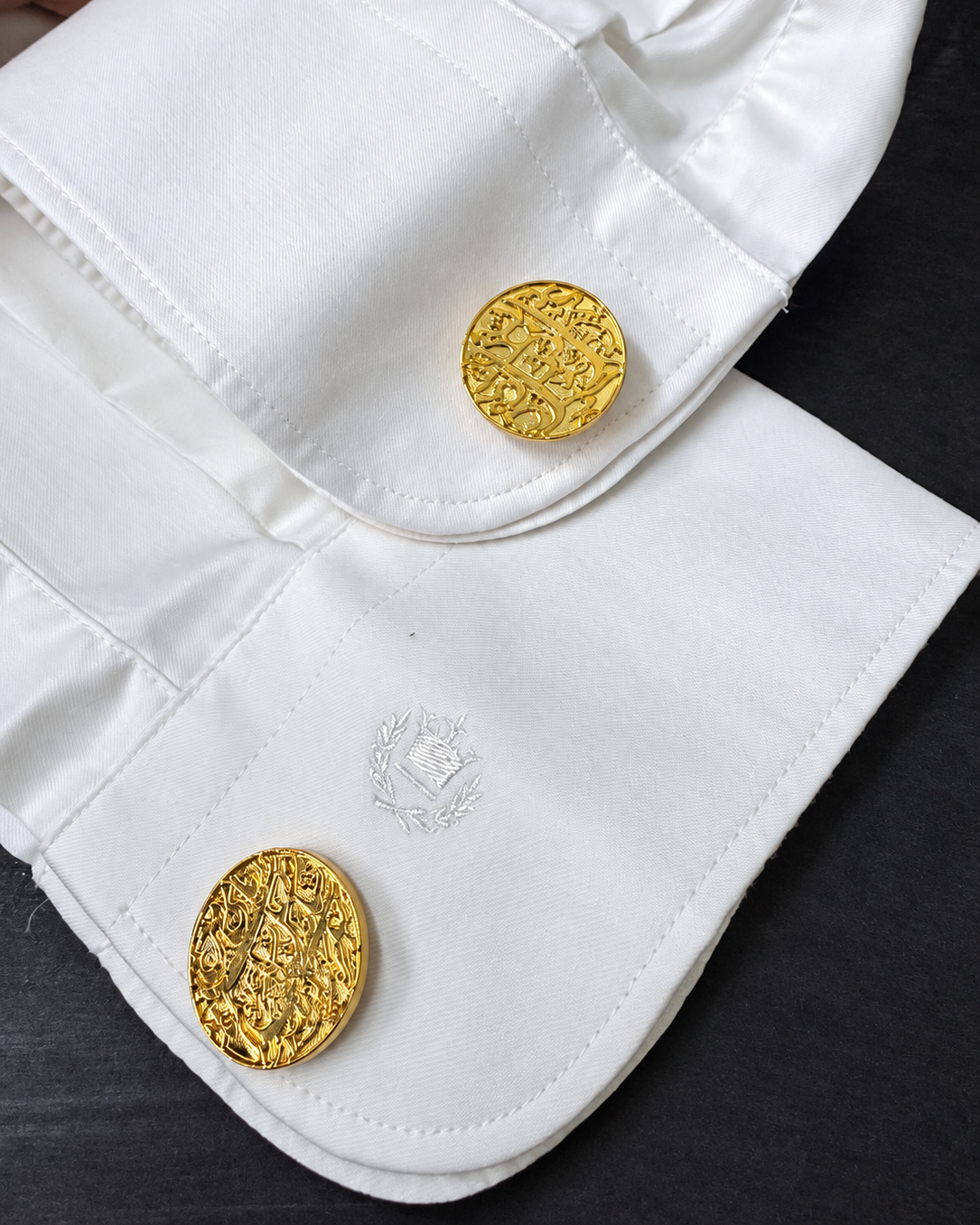 Mughal Coin Cufflinks – 22kt Gold-Plated