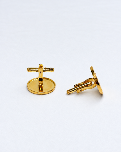 Mughal Coin Cufflinks – 22kt Gold-Plated