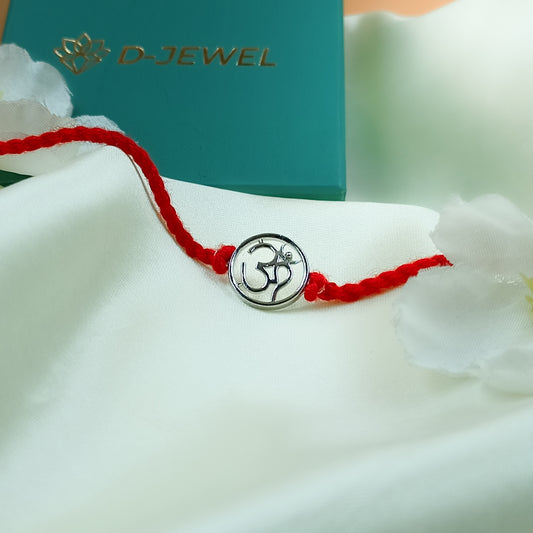 Om Spiritual Bracelet with 92.5 Silver Motif